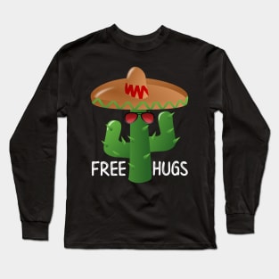 Free Hugs Cactus Long Sleeve T-Shirt